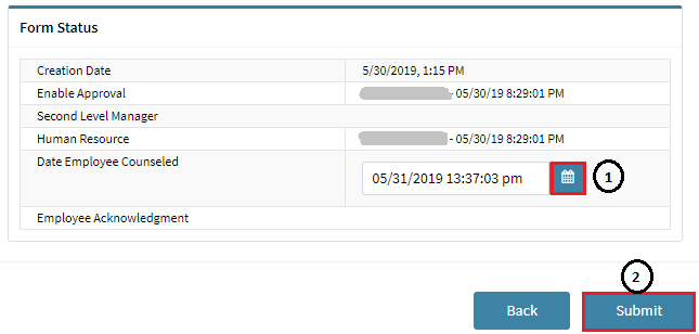 Step 2 - Select Counseling Date